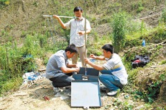 Debri flow monitoring after Wenchuan Earthquke 2009